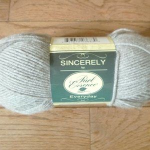 1 Skein Sincerely by Pure Essence Everyday Yarn - Color Oatmeal Heather 322 yds